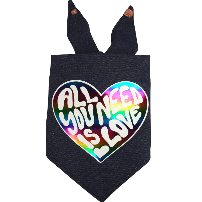 All You Need is Love - Tie Up Bandana (One Size)