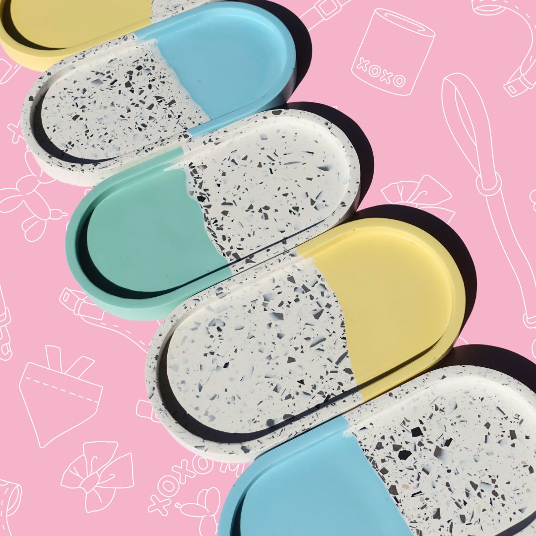 Eco Resin Oval Tray