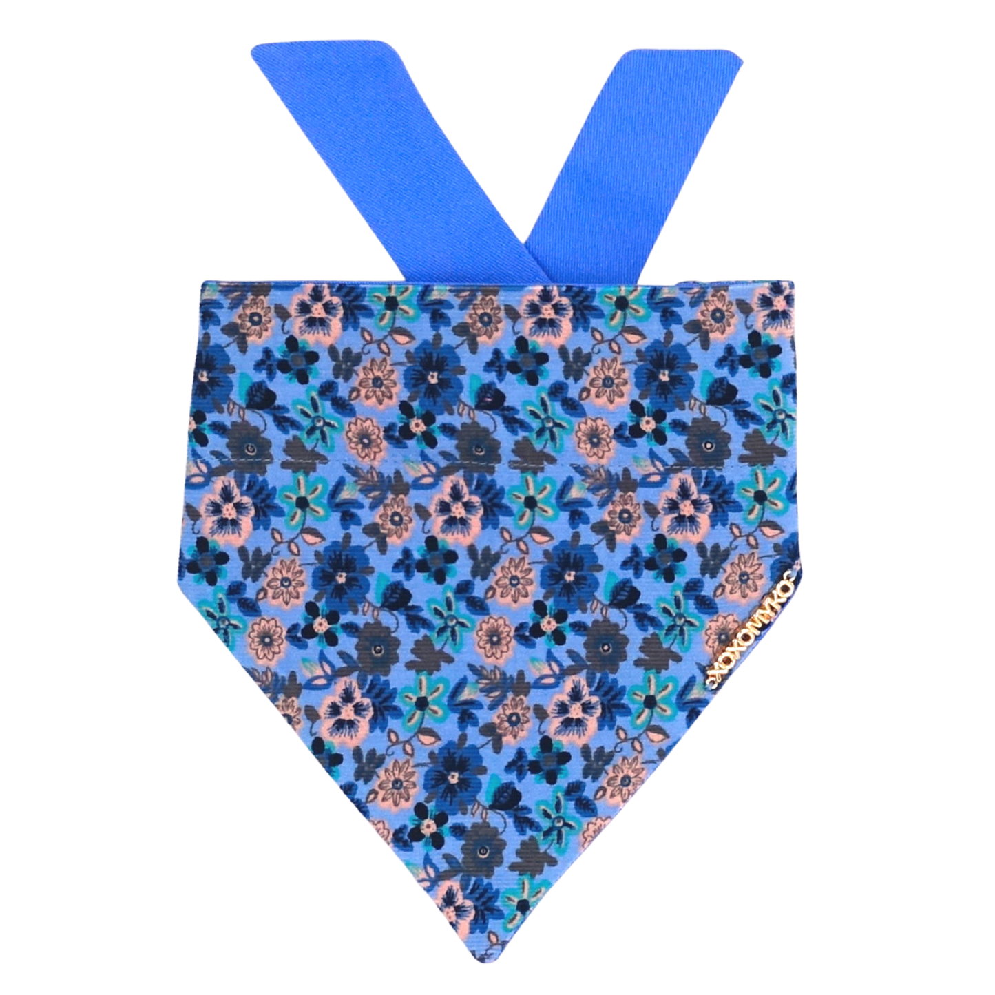 Cornflower Blue Floral Bandana