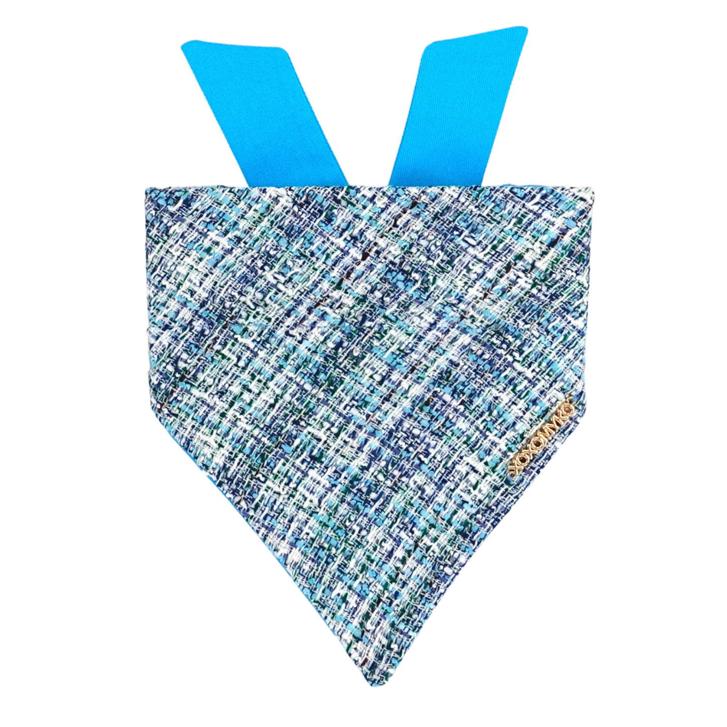 Bring It On Blue Tweed Bandana