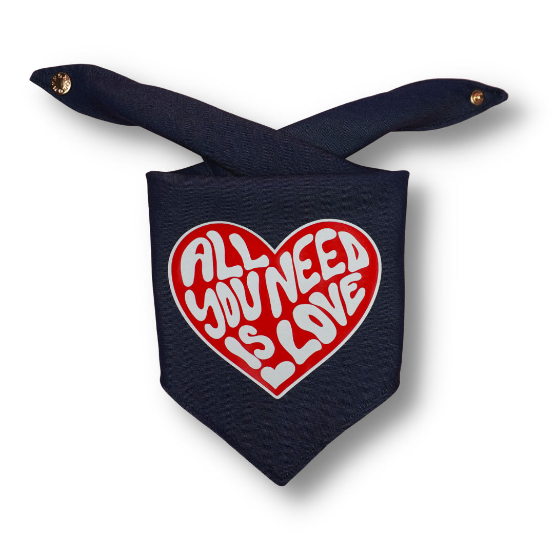 All You Need is Love - Tie Up Bandana (One Size)
