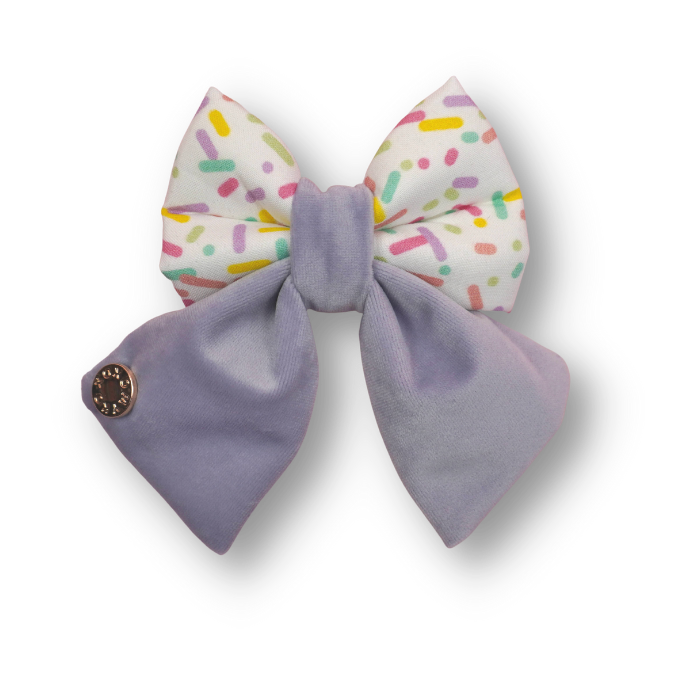 Donut Sprinkles - Lilac - Sailor Bow