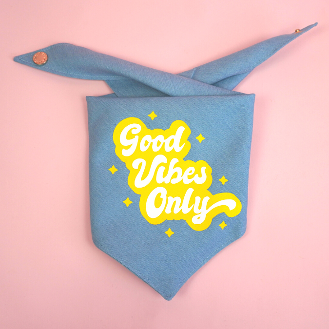 Good Vibes - Tie Up Bandana (One Size)
