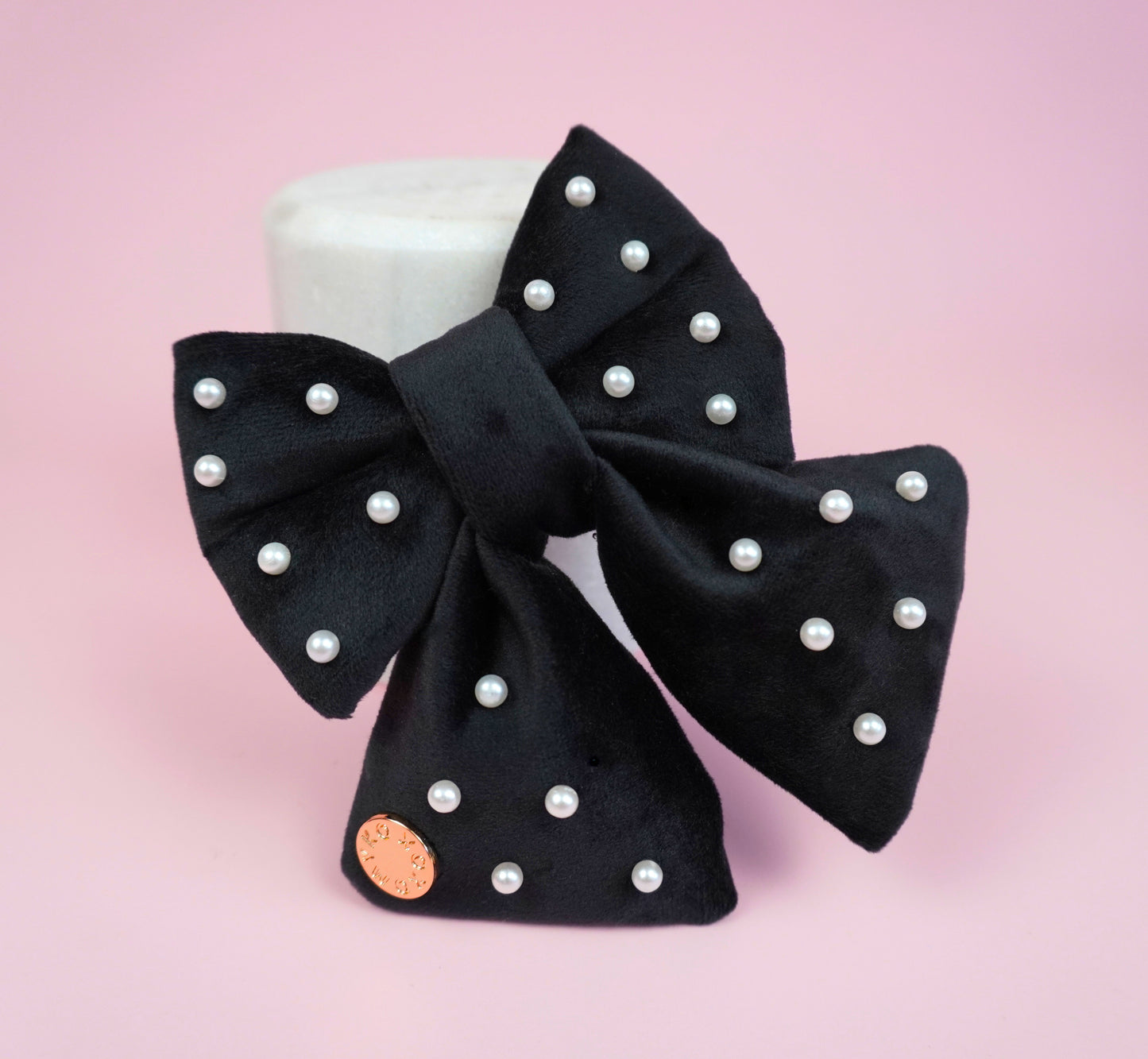 Très Chic Sailor Bow - Black