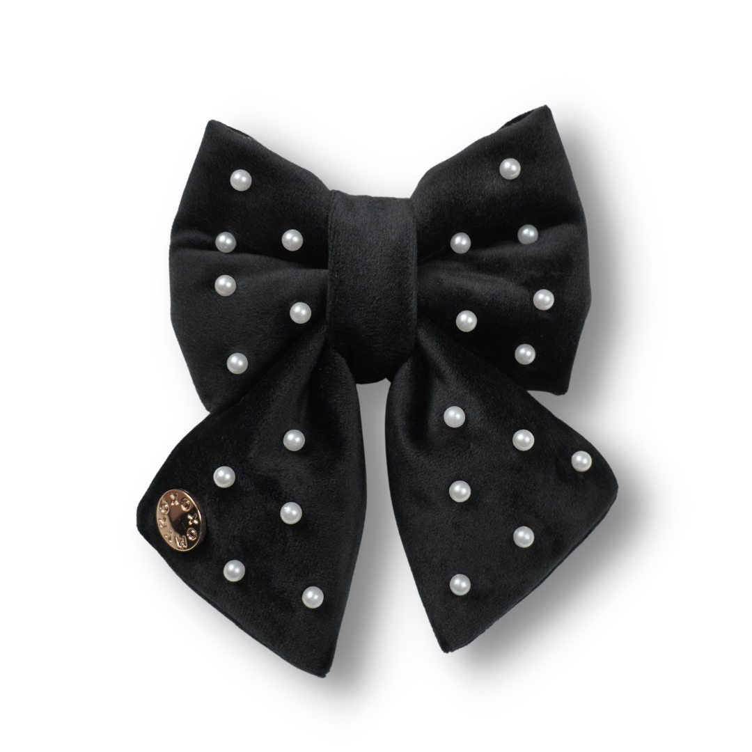 Très Chic Sailor Bow - Black