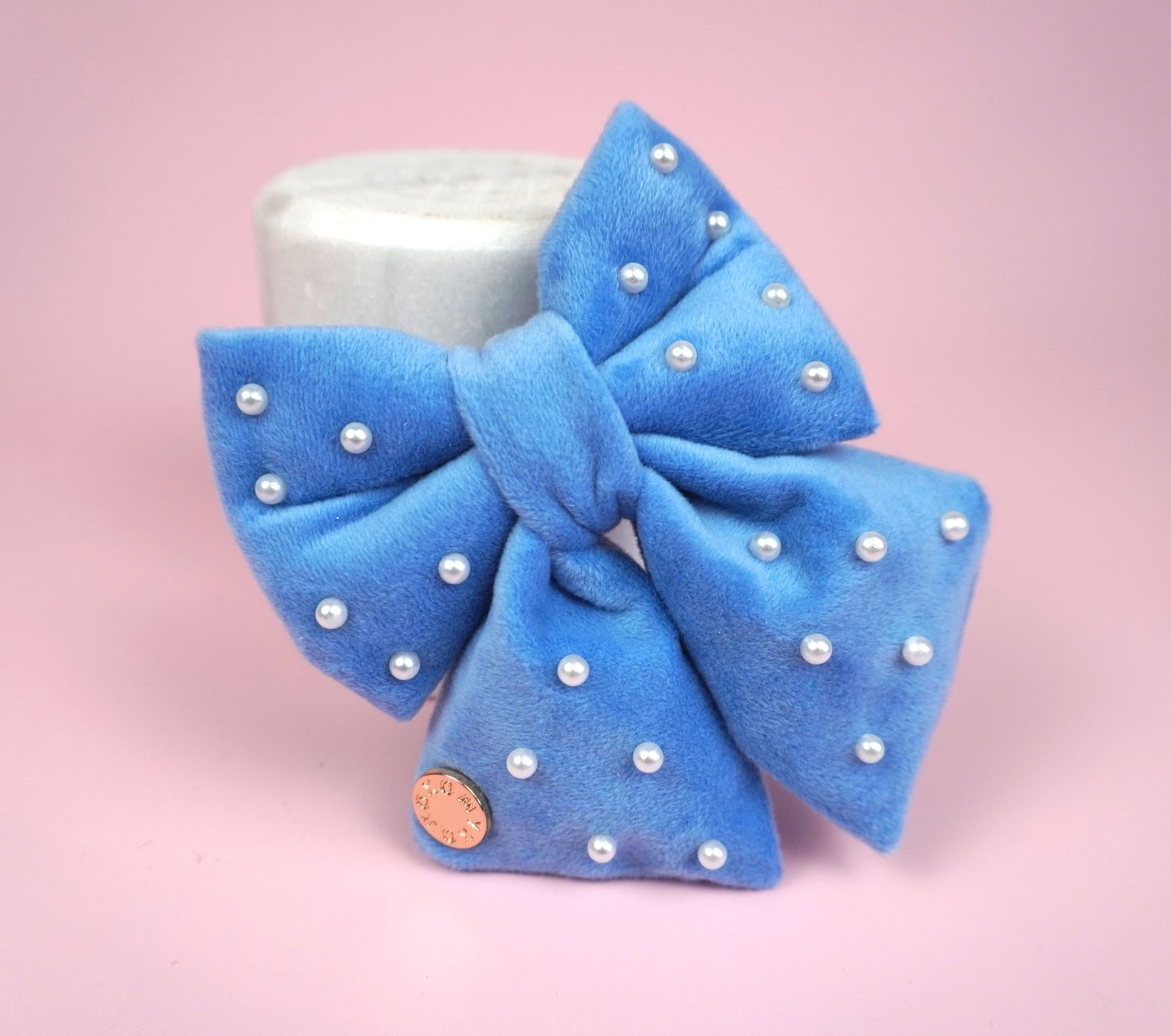 Très Chic Sailor Bow - Cornflower Blue