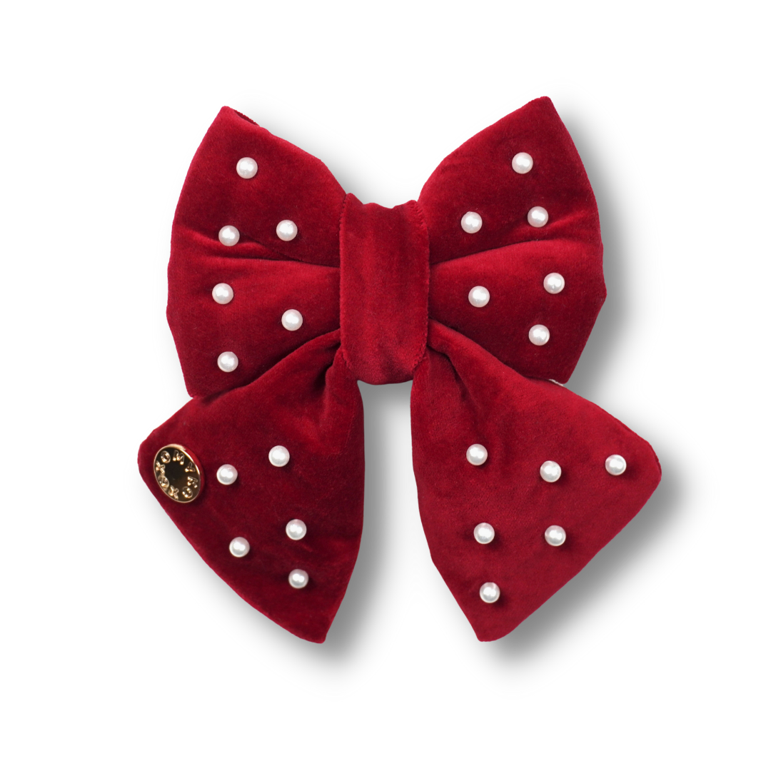Très Chic Sailor Bow - Red