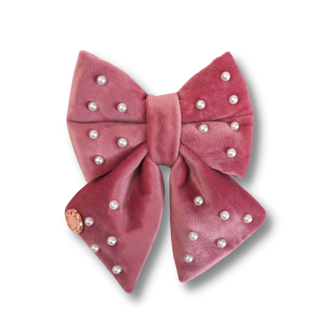 Très Chic Sailor Bow - Rose Pink