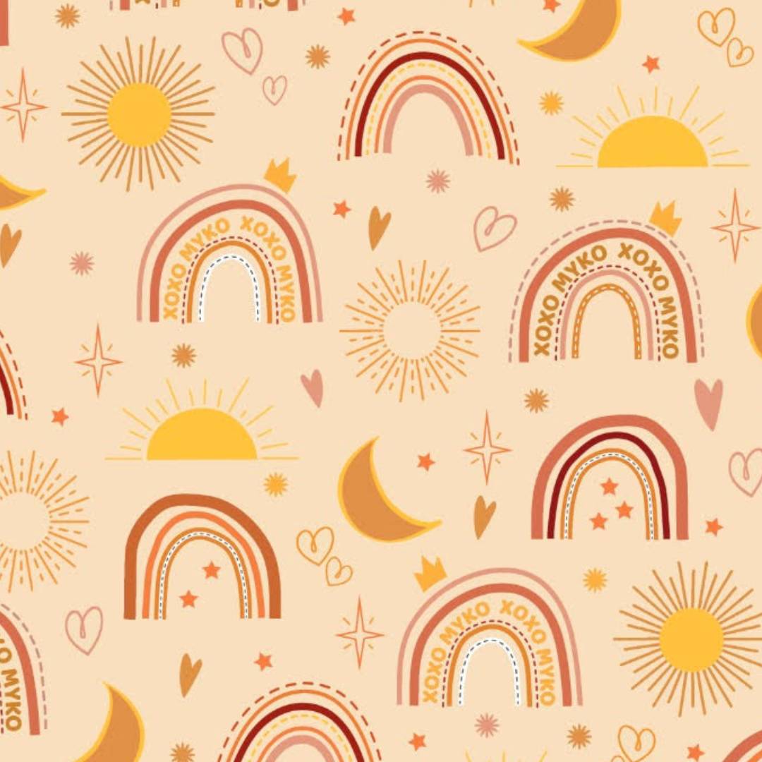 Poop Bag Holder - Boho Sunset Walks