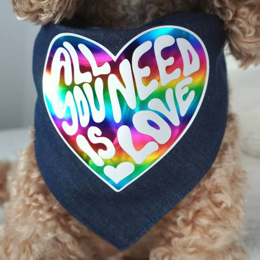 All You Need is Love - Tie Up Bandana (One Size)