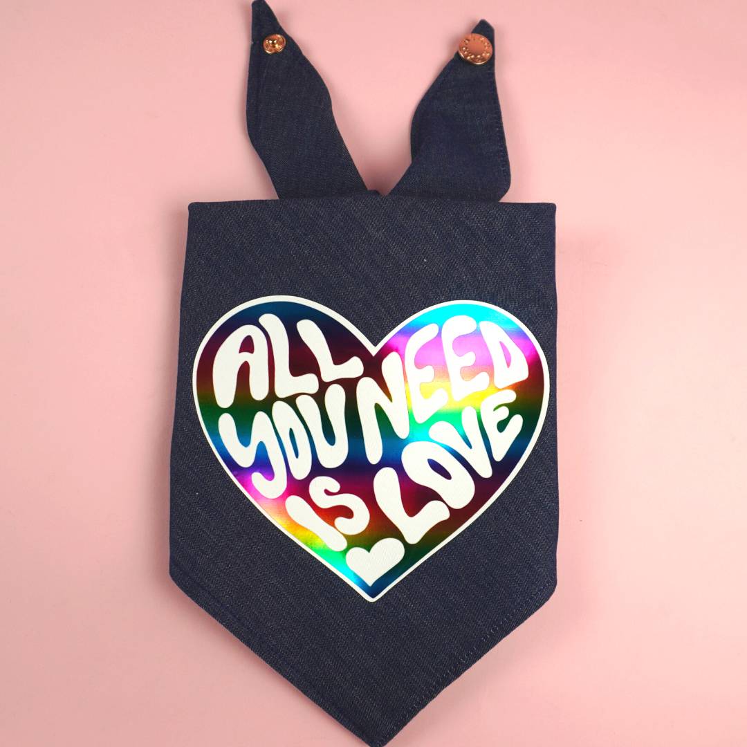 All You Need is Love - Tie Up Bandana (One Size)