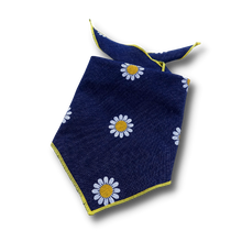Load image into Gallery viewer, Denim Daisy - Tie up Bandana (One Size)
