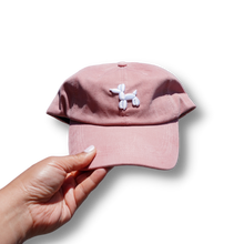 Load image into Gallery viewer, XOXO Myko - corduroy caps - dog lovers - rose pink
