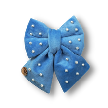 Load image into Gallery viewer, Très Chic Sailor Bow - Cornflower Blue
