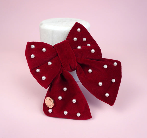 Très Chic Sailor Bow - Red