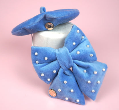 Très Chic Sailor Bow - Cornflower Blue