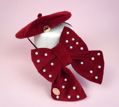 Très Chic Sailor Bow - Red